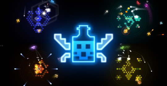 Hive Bomber and 4 screen shots in the corners